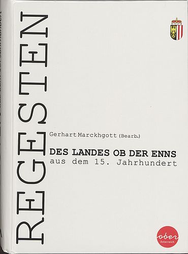 Buchcover "Regesten zum Urkundenbuch des Landes ob der Enns"