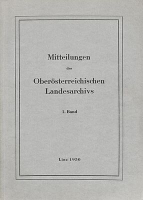Mitteilungen des Oö. Landesarchivs 01