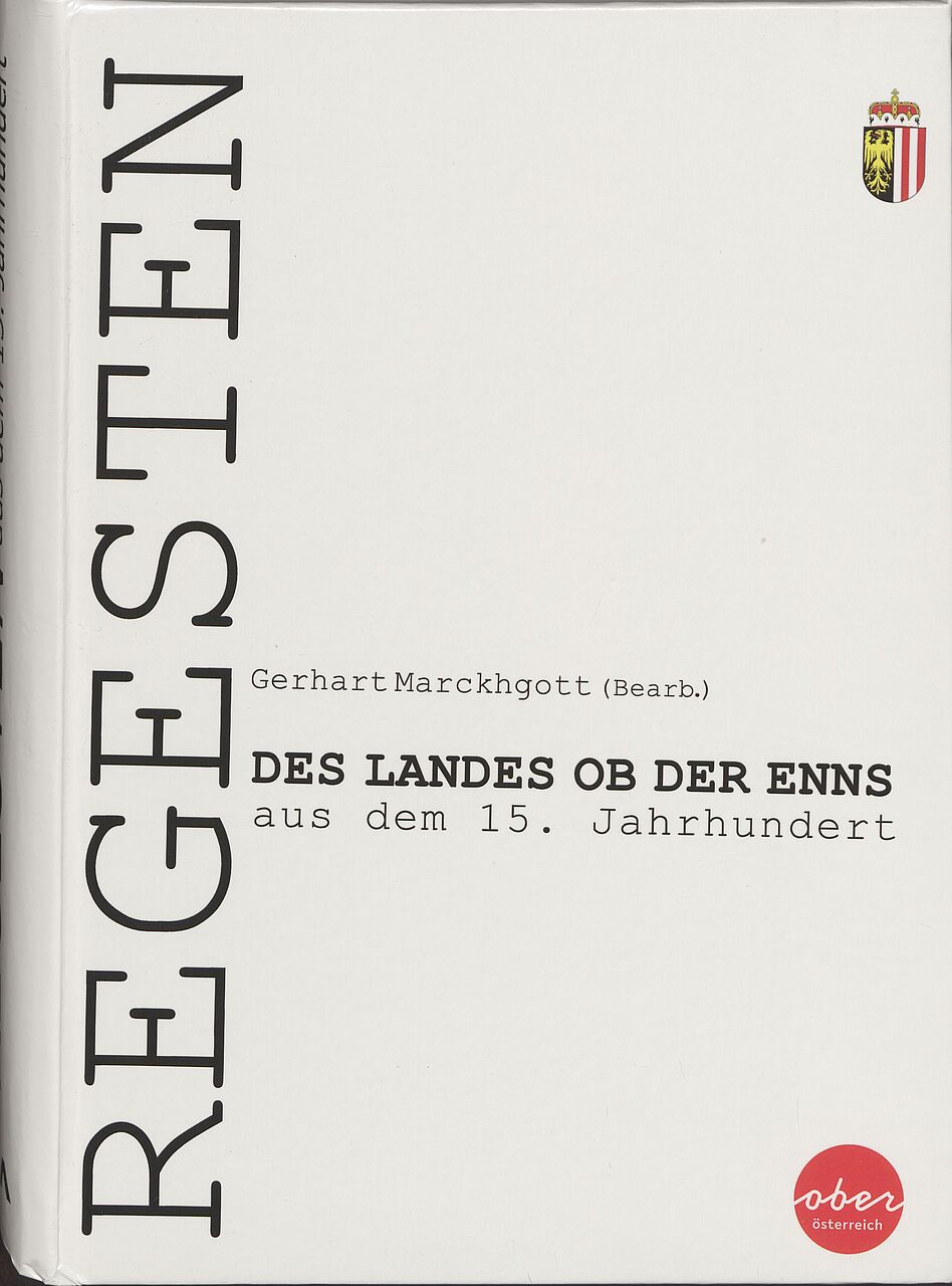 Buchcover "Regesten zum Urkundenbuch des Landes ob der Enns"